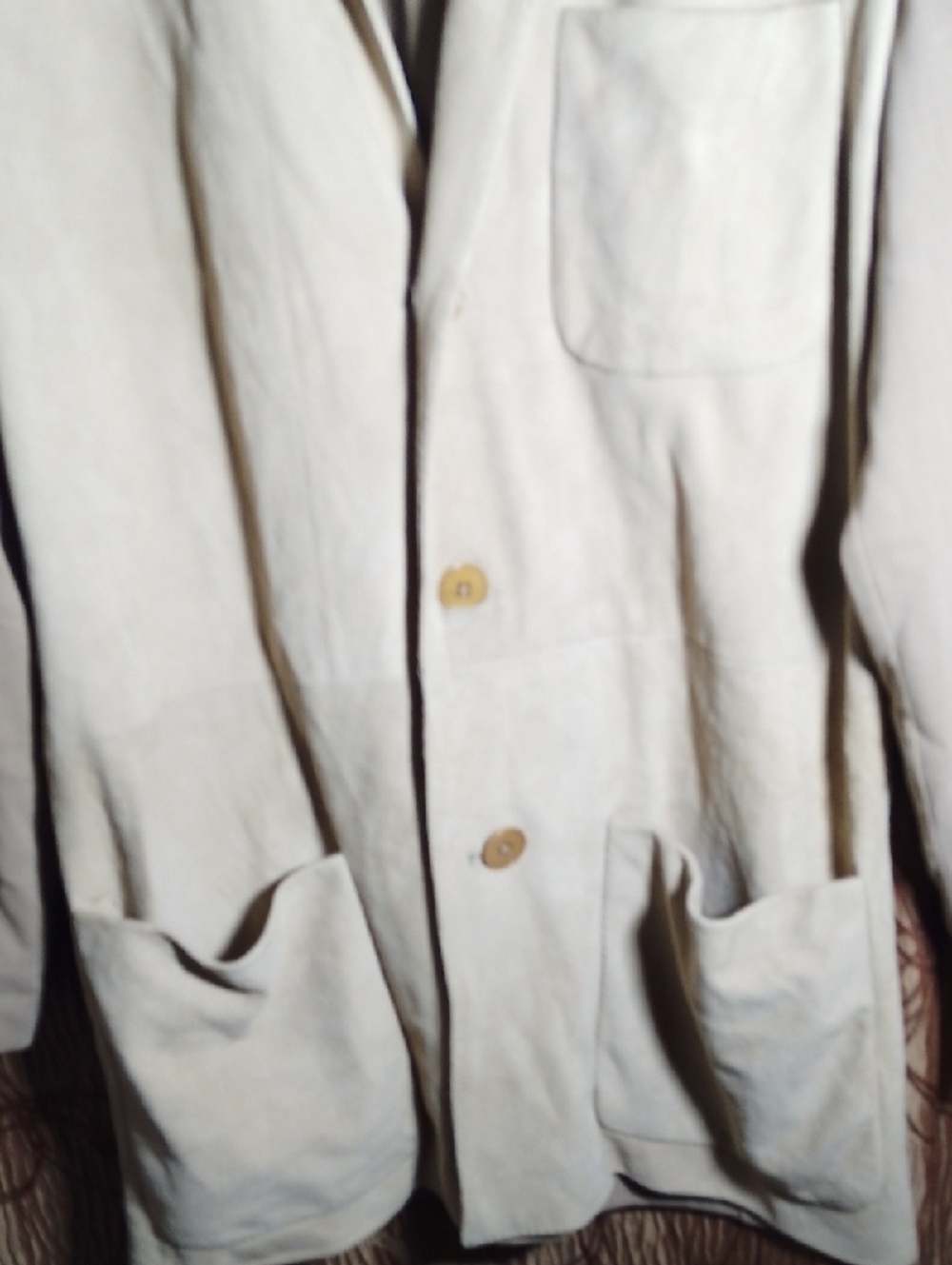 Purple Label Ralph Lauren Collection Sueded And Wool Taupe Trench Coat